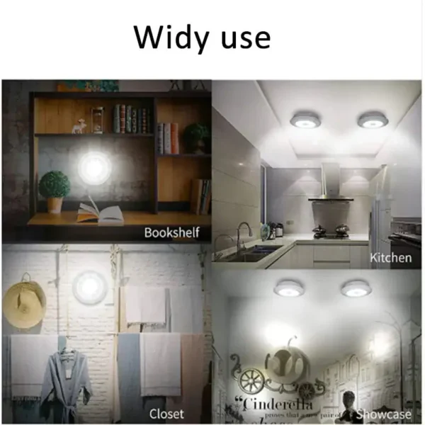 Wireless LED Night Light with Remote Control ( Pack Of 2 ) - Image 6