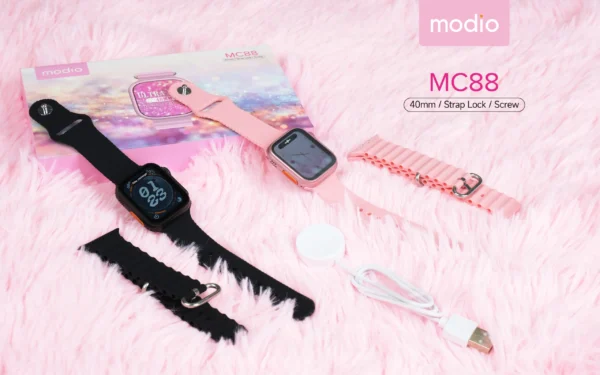 MC88 Pink Version Smart Watch - Image 4